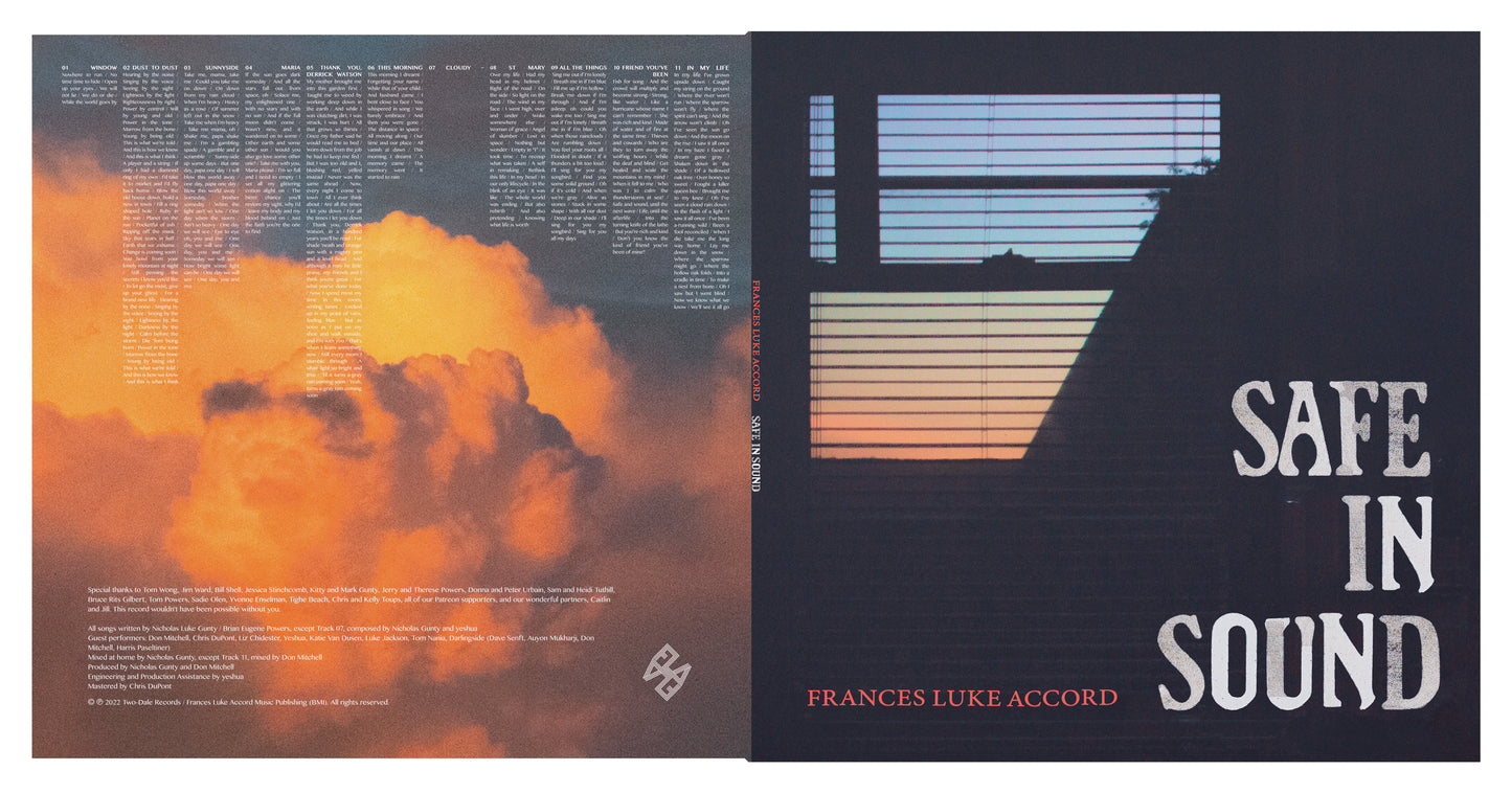 SAFE IN SOUND 12" VINYL Limited Edition